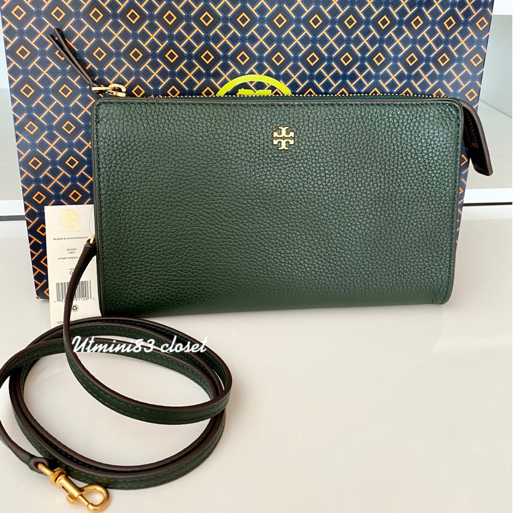 🚫SOLD🚫🏅NEW🏅Tory Burch Blake slim crossbody/shoulder bag/clutch - Picture 1 of 9